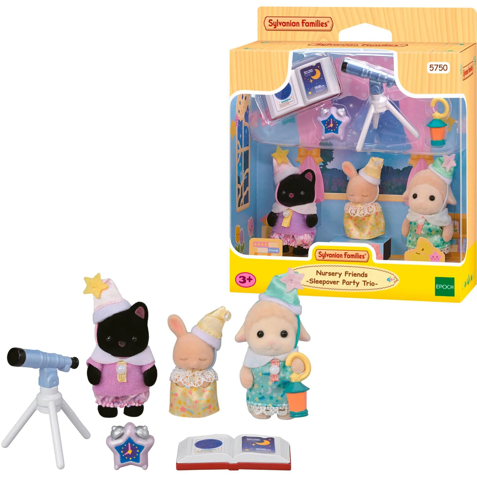 Sylvanian Families - Amici dell''asilo avventura "Festa del pigiama", Giochi di costruzione