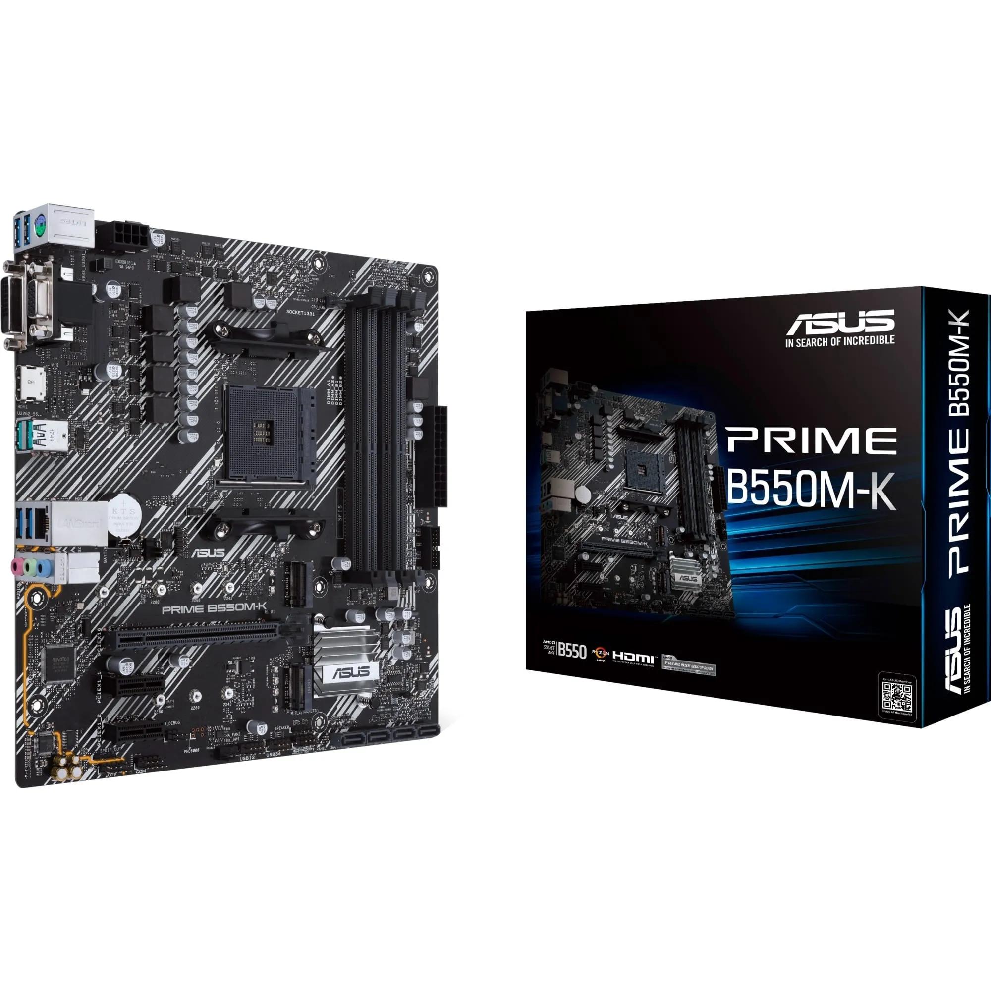 PRIME B550M-K AMD B550 Socket AM4 micro ATX, Scheda madre