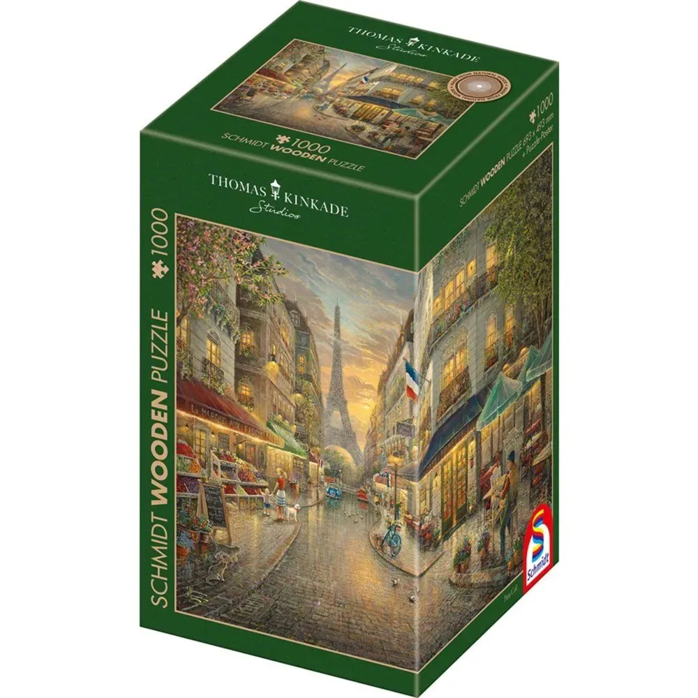 Puzzle in legno Thomas Kinkade Studios: Parigi pittoresca