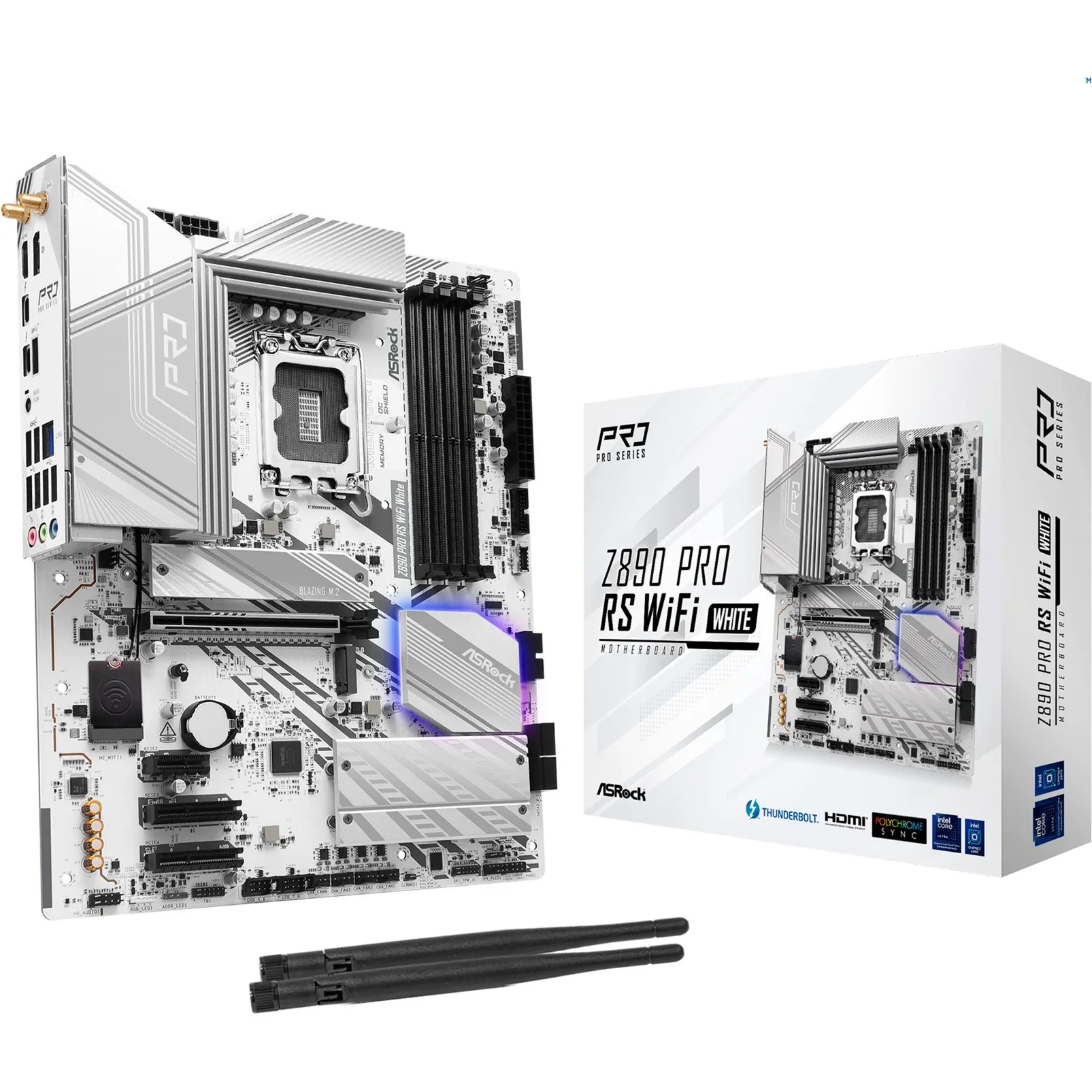 Z890 Pro RS WiFi White, Scheda madre