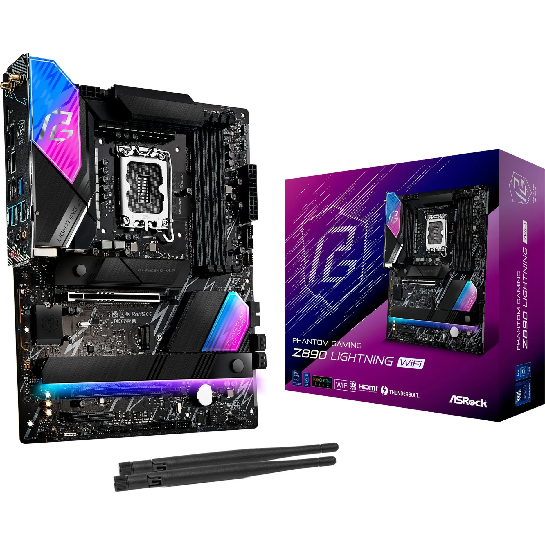 Z890 Lightning WiFi, Scheda madre