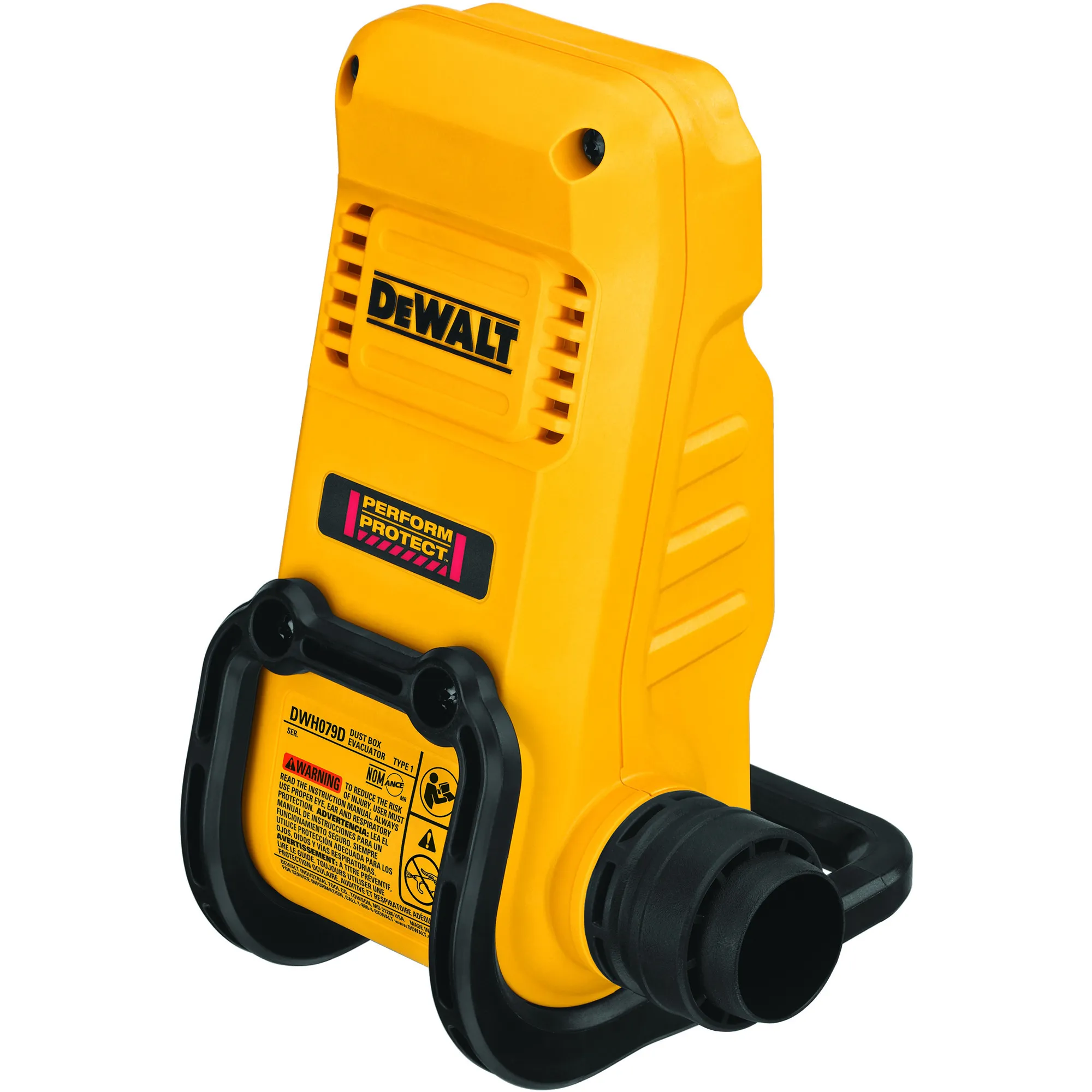 Adattatore di aspirazione per scatola della polvere DWH079D, Allegato aspirapolvere