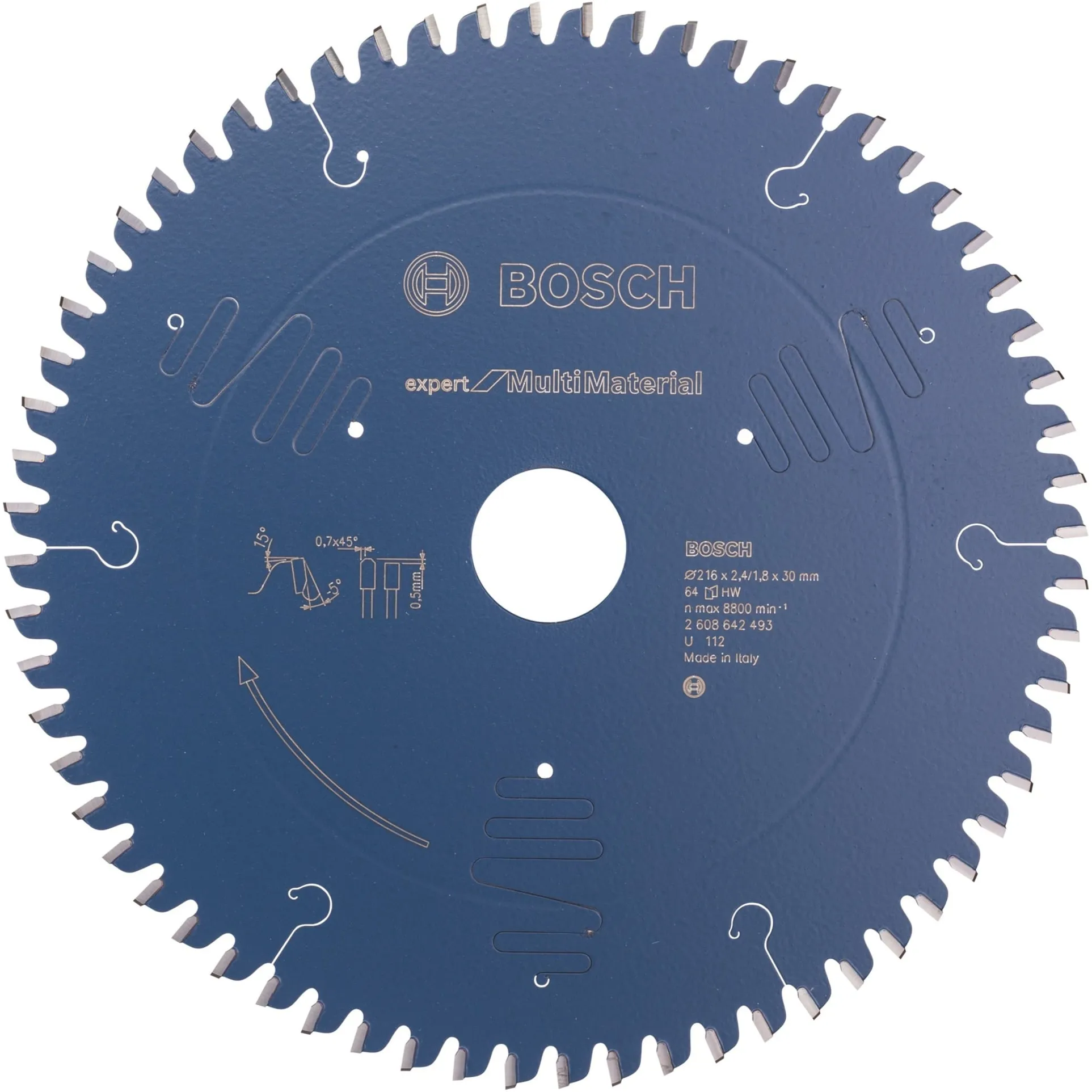 ‎2608642493 lama circolare 21,6 cm 1 pz, Lama per sega