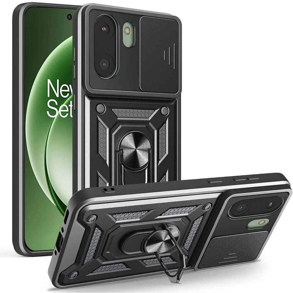Custodia per OnePlus 15R, Techsuit, CamShield, Nera