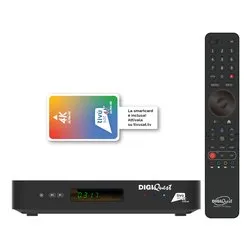 Decoder TIVUSAT AX3 Combo 4K Black RICD1247 DVB-T2/S2