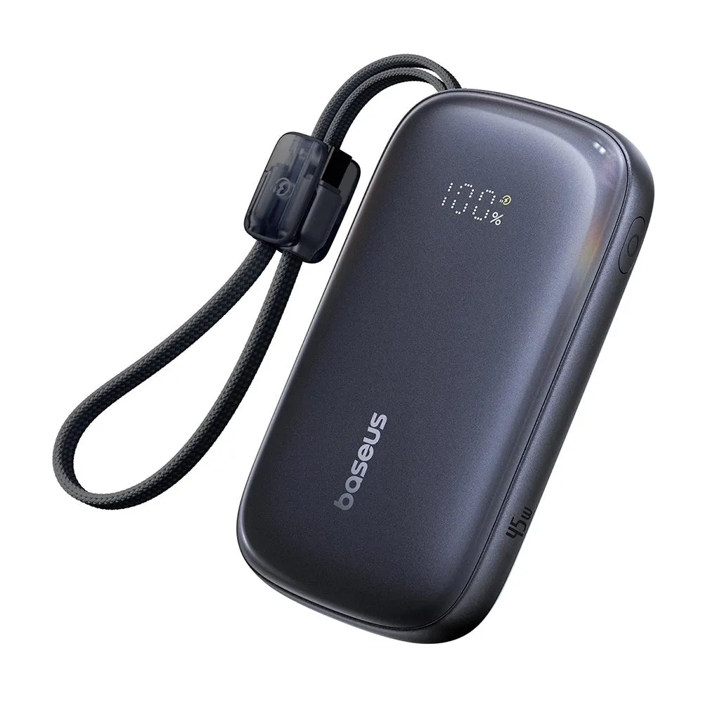 Batteria Esterna Baseus EnerFill FC21 Qpow 3 Ultra, 10000mAh, 45W, QC + PD, 1 x USB-A - 1 x USB-C, Nera E0027Q00