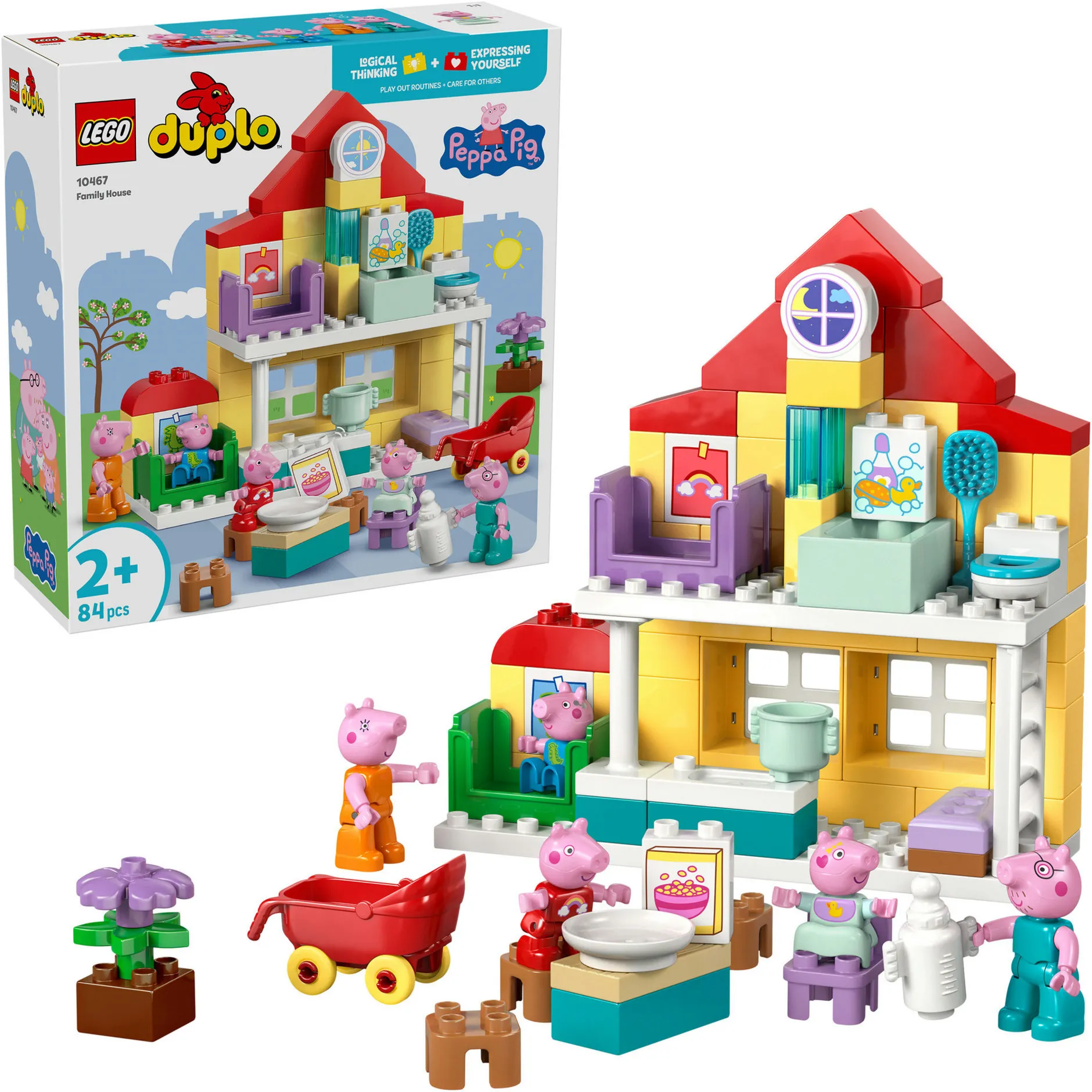 DUPLO Peppa Wutz Casa Familiare, Giochi di costruzione