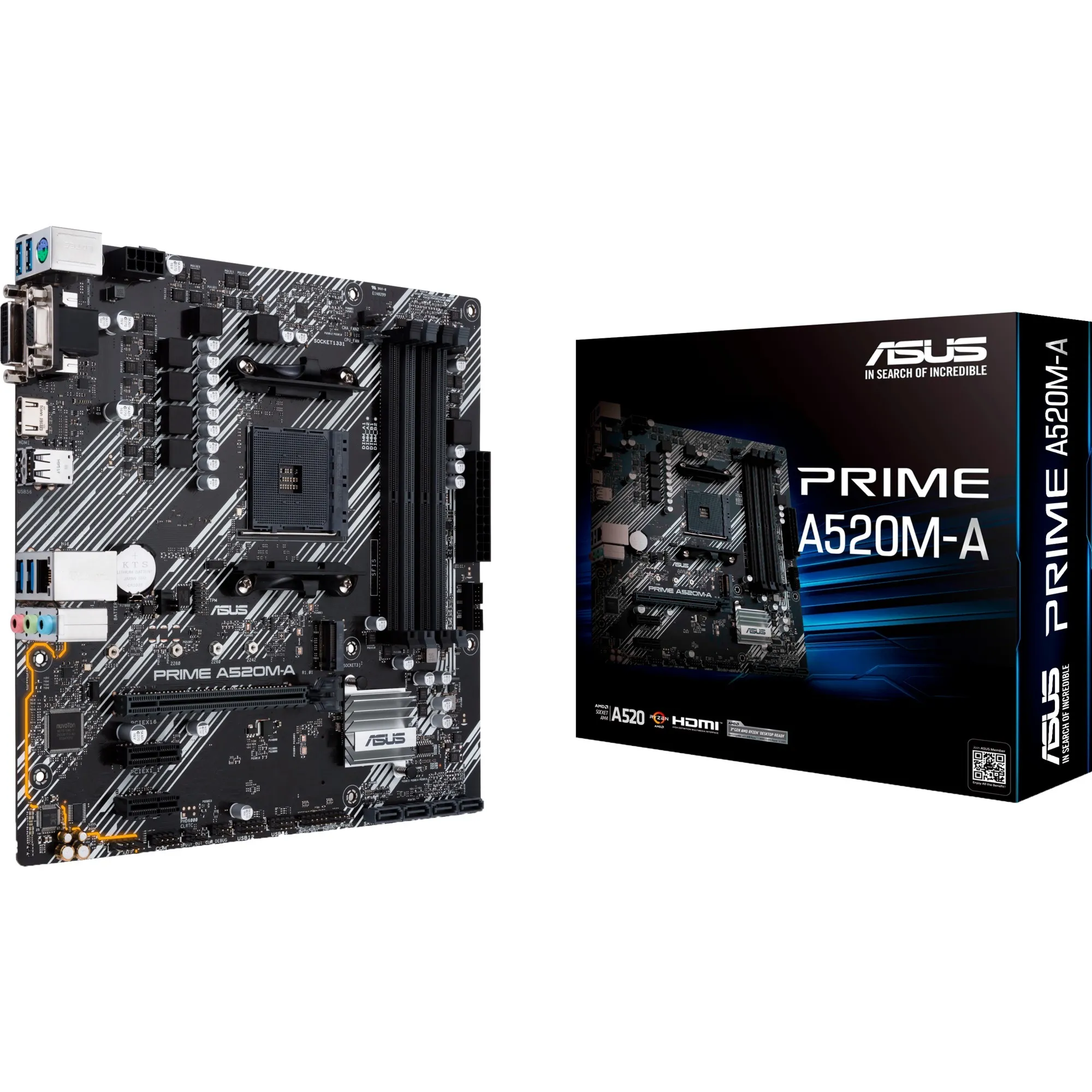 PRIME A520M-A II/CSM AMD A520 Socket AM4 micro ATX, Scheda madre
