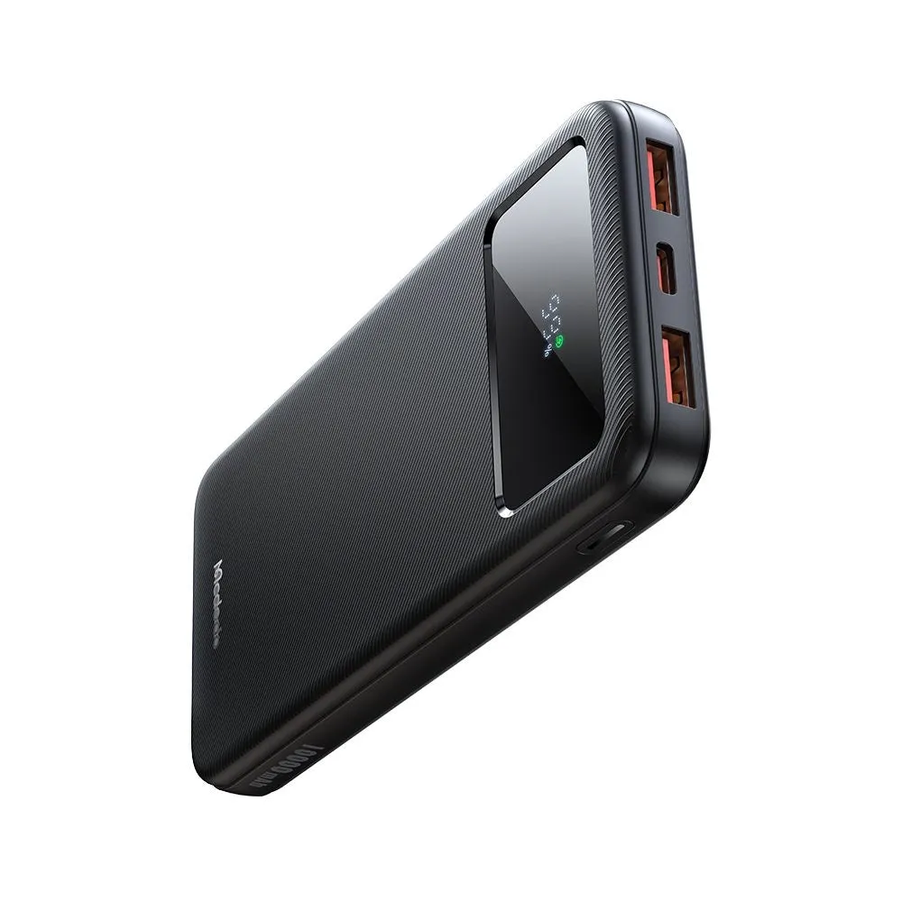 Batteria Esterna McDodo MC-4220, 10000mAh, 22.5W, QC + PD, 2 x USB-A - 1 x USB-C, Nera
