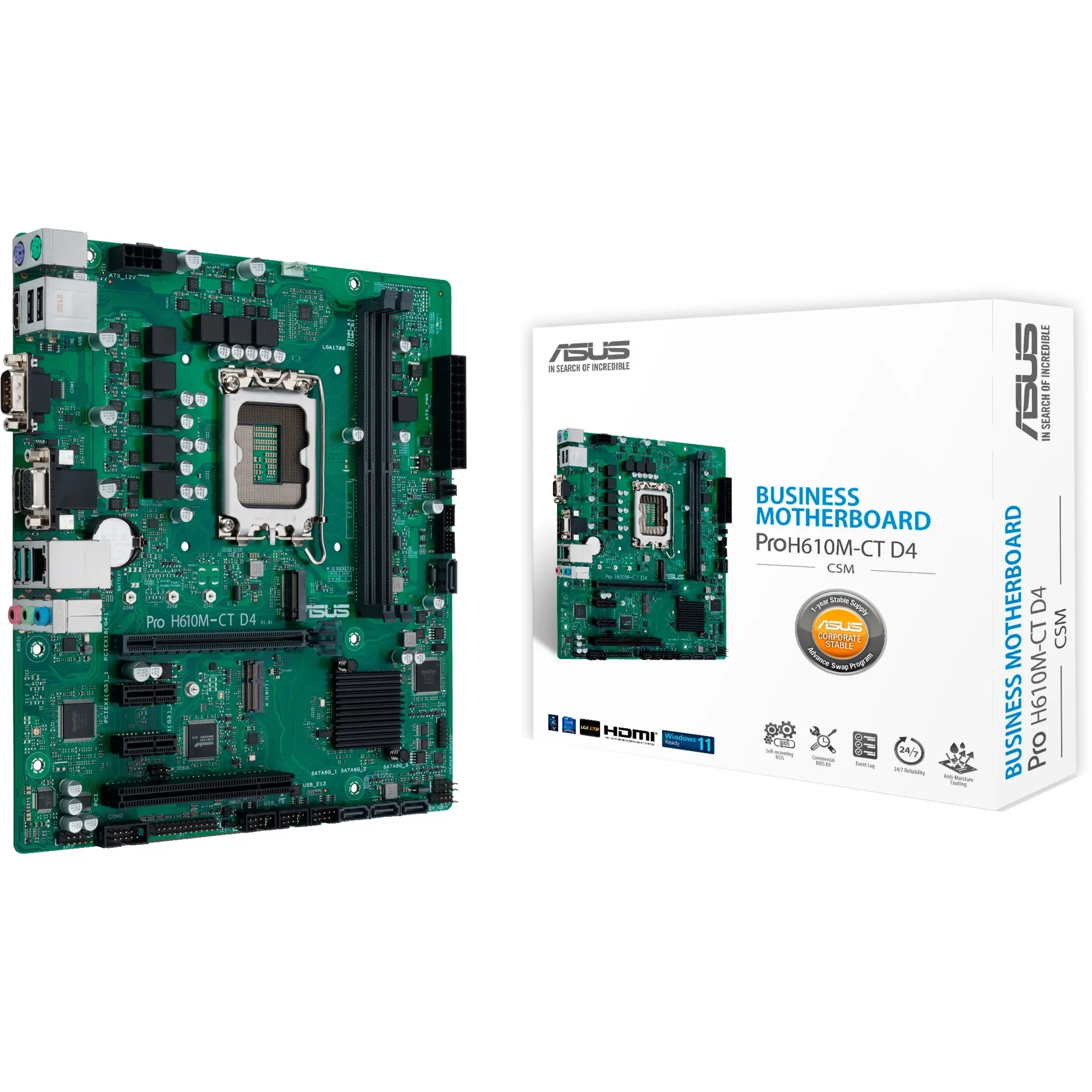 PRIME H610M-A-CSM Intel H610 LGA 1700 micro ATX, Scheda madre