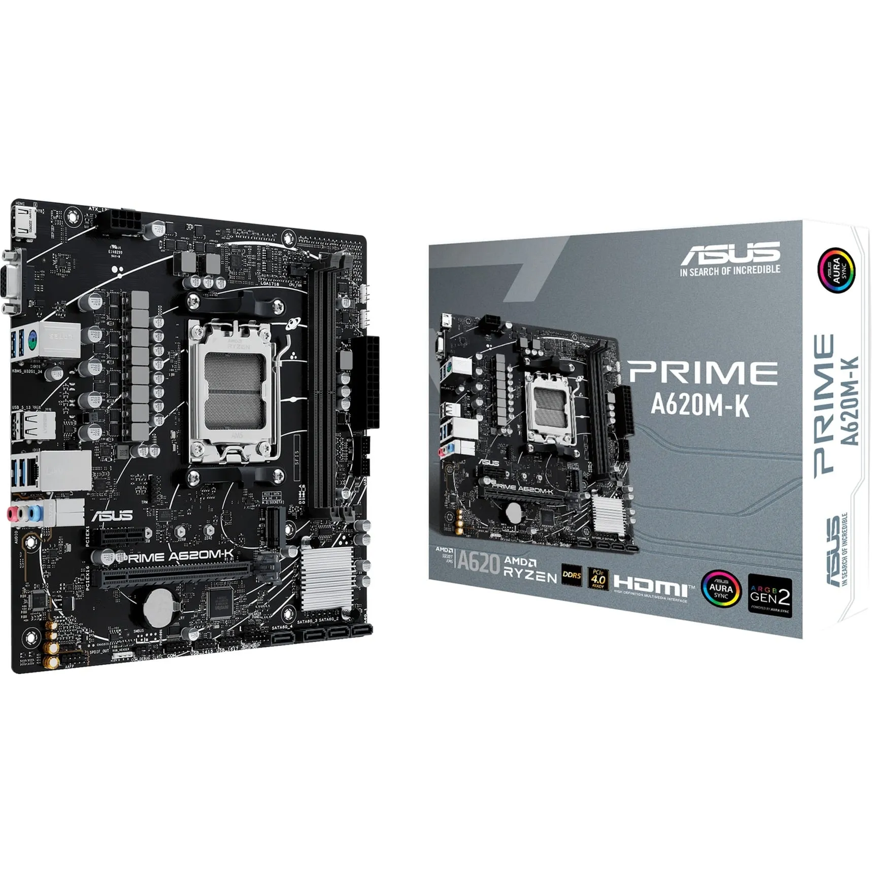 PRIME A620M-K AMD A620 Socket AM5 micro ATX, Scheda madre