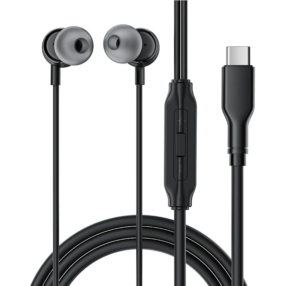 Handsfree USB-C Acefast L8, Nero