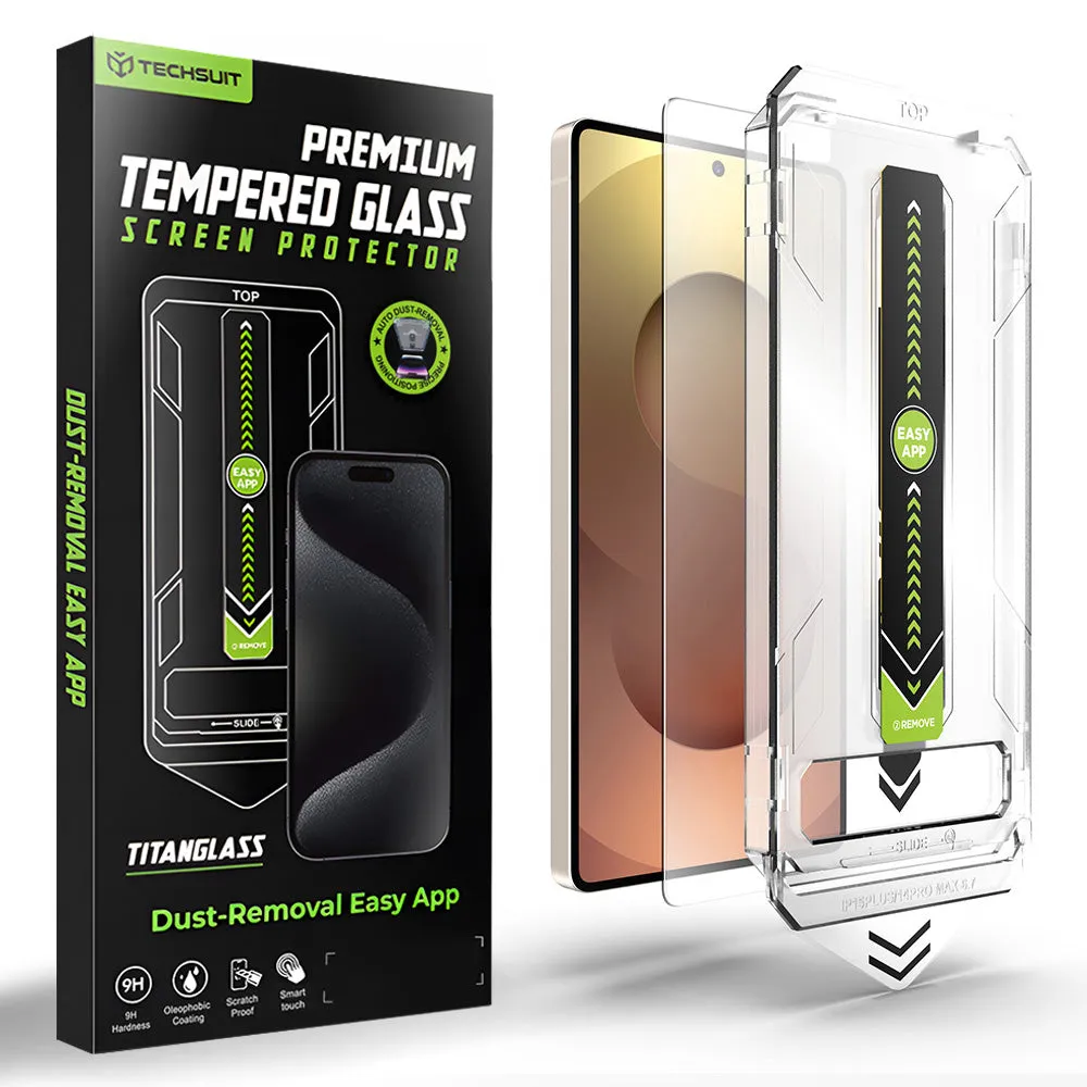 Pellicola protettiva Schermo Techsuit TitanGlass CrystalHD per Samsung Galaxy S26 Ultra S948, Vetro Temperato, Full Glue