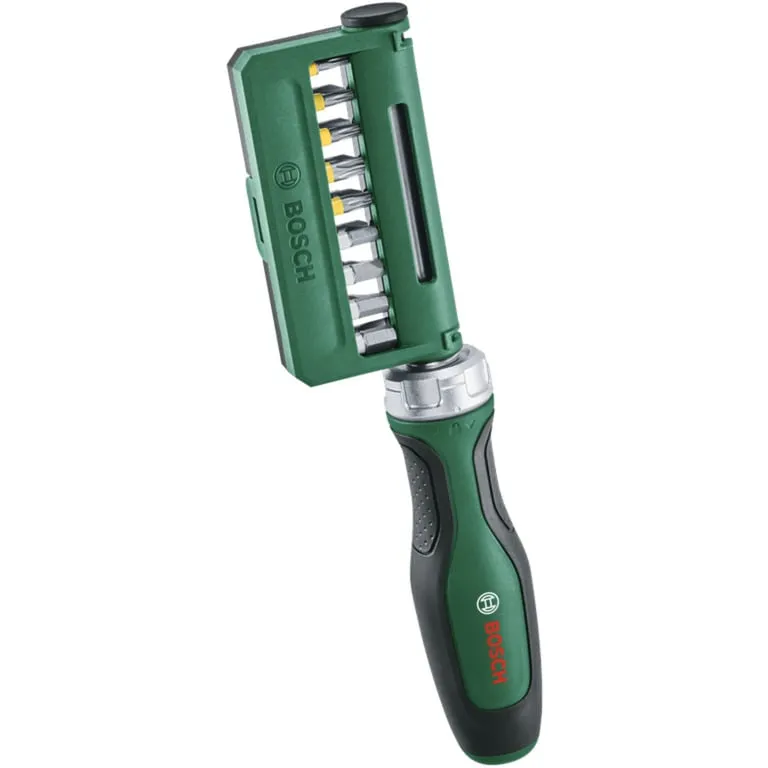 Cacciavite a cricchetto con set di punte, 19 pezzi, Set di bit