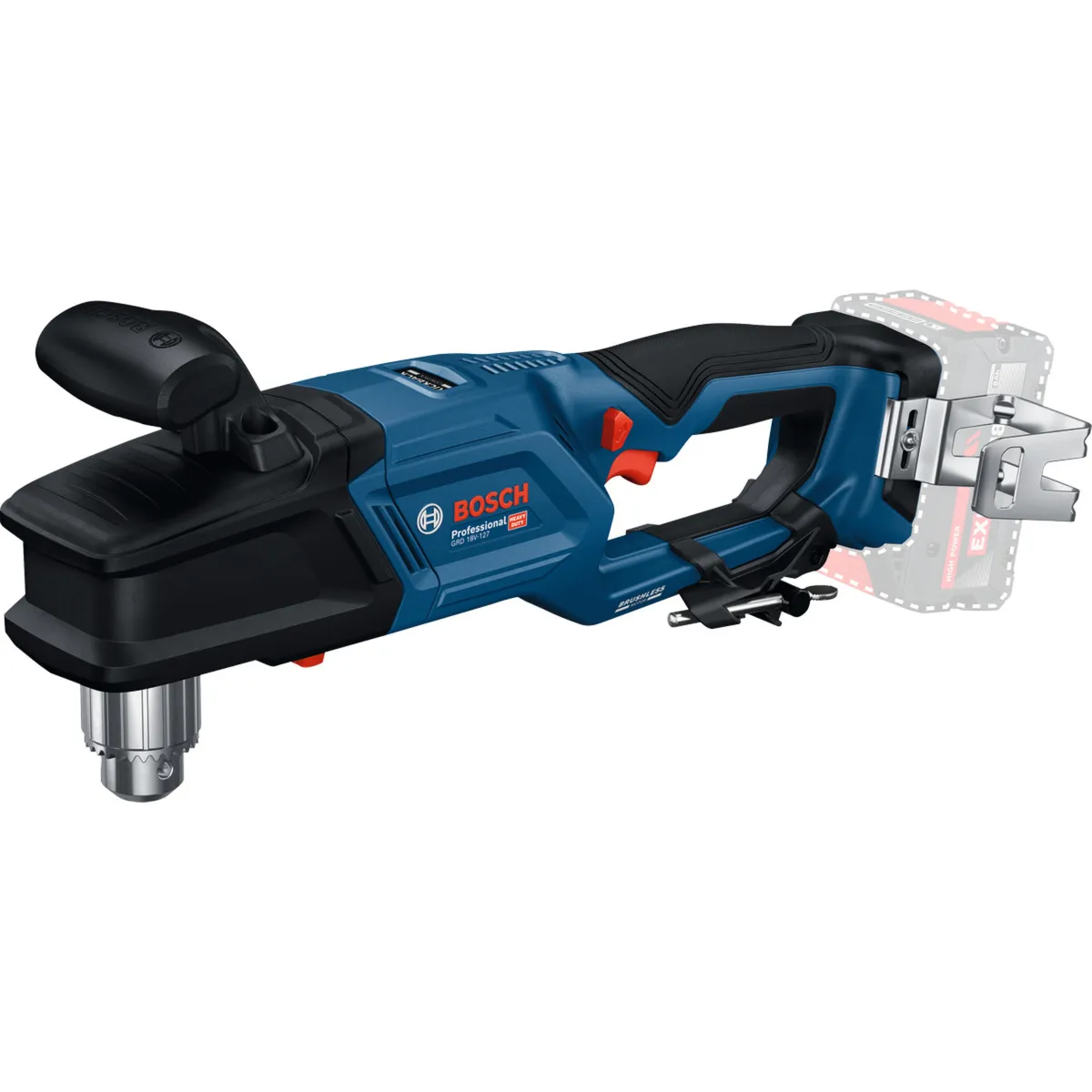 Trapano angolare a batteria GRD 18V-127 Professional solo, 18 Volt, Macchina di foratura