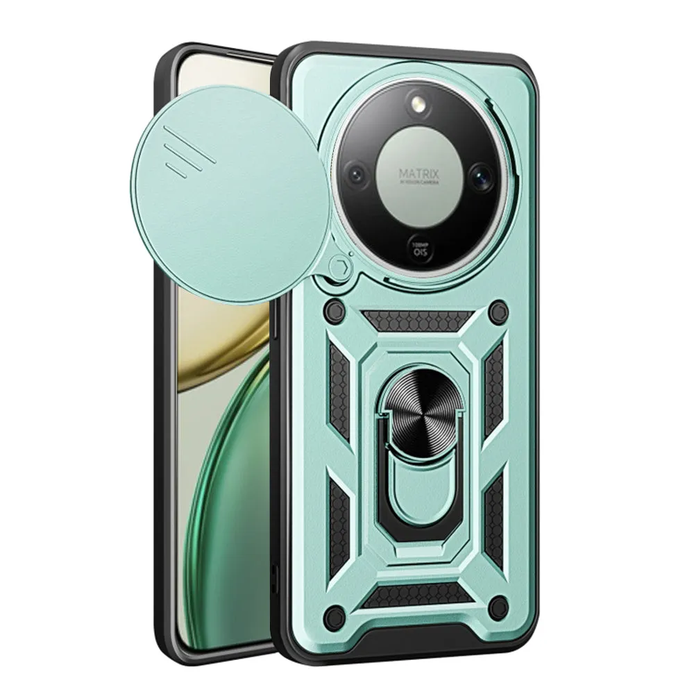 Custodia per Honor Magic8 Lite, Techsuit, CamShield, Verde