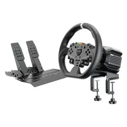 Volante e pedaliera simulatore guida R5 Pro Bundle Black RS105