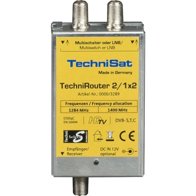 TechniRouter Mini 2/1x2 multinterruttore satellitare, Multi interruttore
