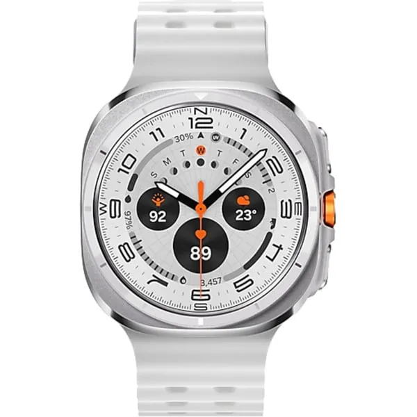 Galaxy Watch Ultra 3,81 cm (1.5") AMOLED 47 mm Digitale 480 x 480 Pixel Touch screen 4G Titanio, Bianco Wi-Fi GPS (satellitare), Smartwatch
