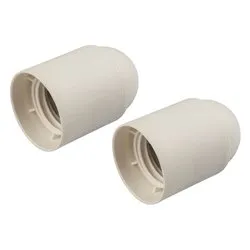 Set portalampade Bianco (2 pz - E27) PP0483