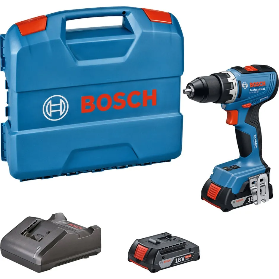 Trapano avvitatore a batteria GSR 18V-65 Professional, 18 Volt