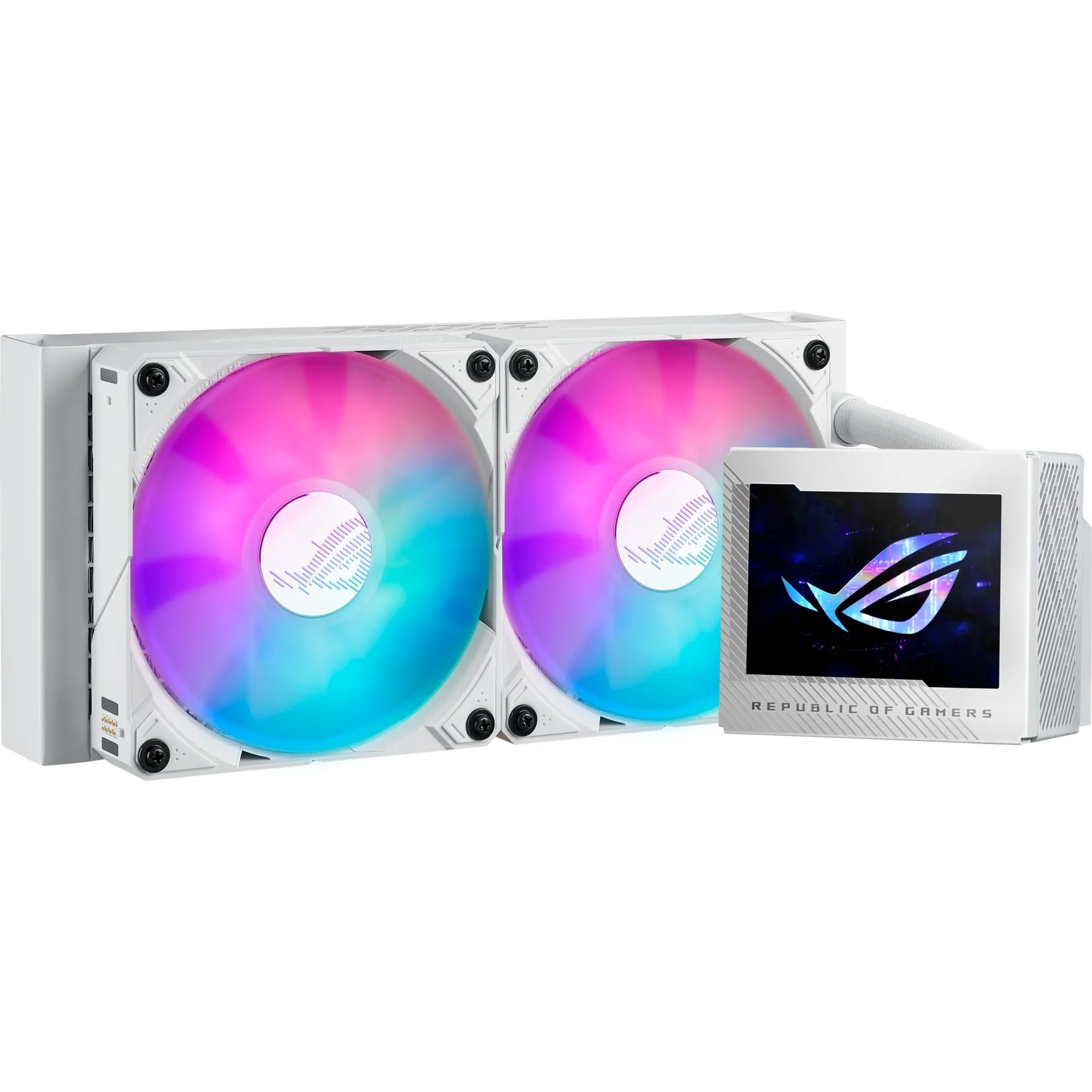 ROG RYUJIN III 240 ARGB White Edition Processore Raffreddatore di liquidi tutto in uno 12 cm Bianco 1 pz, Raffreddamento ad acqua