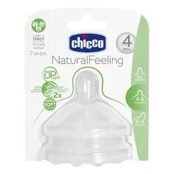 Tettarella Silicone 2 pz flusso regolabile (4m+) NATURAL FEELING 81035 2