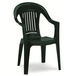 Sedia con braccioli resina CALIFORNIA Verde 1961