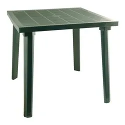Tavolo da esterno polipropilene WEEKEND Fisso Verde (80x80x72cm) 59 5