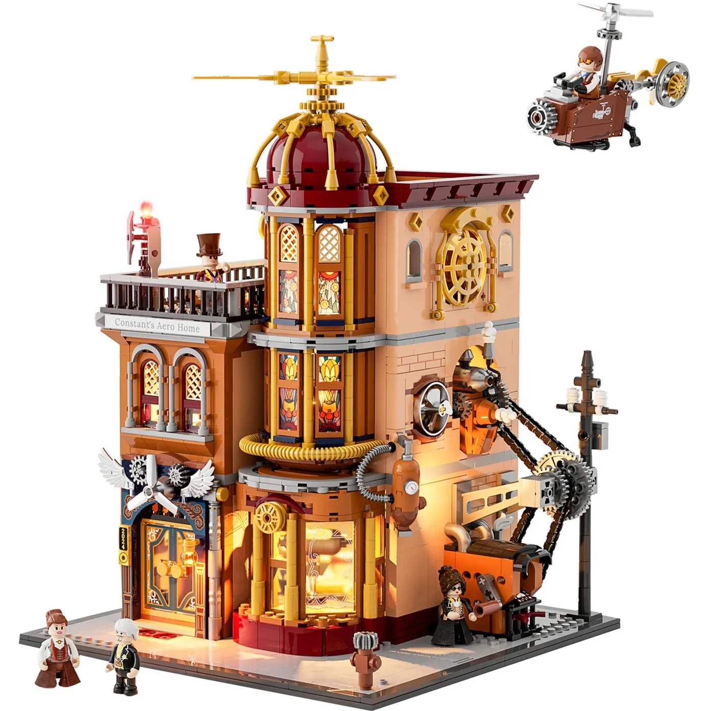 Club di volo steampunk, Giochi di costruzione
