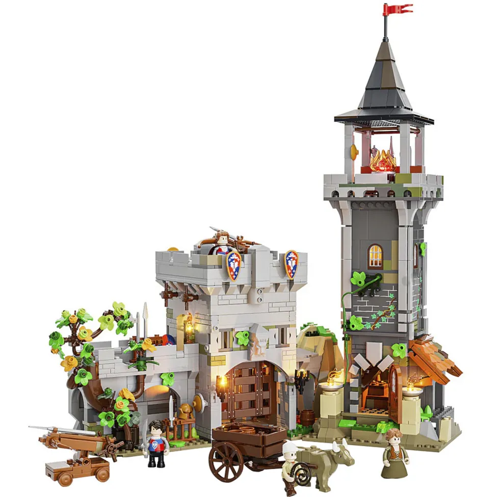 Torre di guardia medievale, Giochi di costruzione