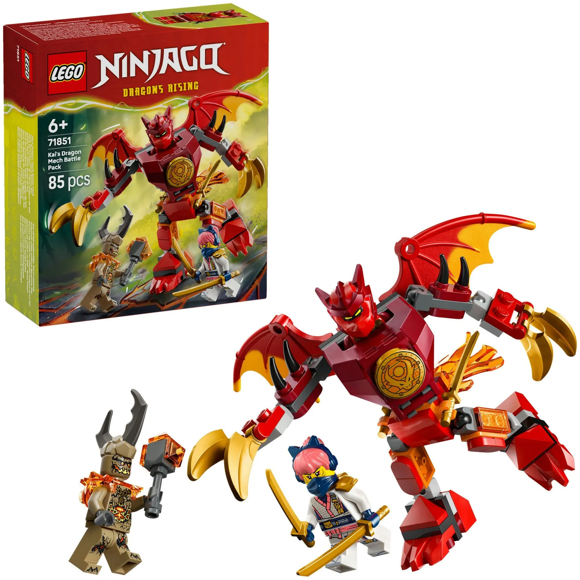 Ninjago Set da battaglia Mech Drago di Kai, Giochi di costruzione