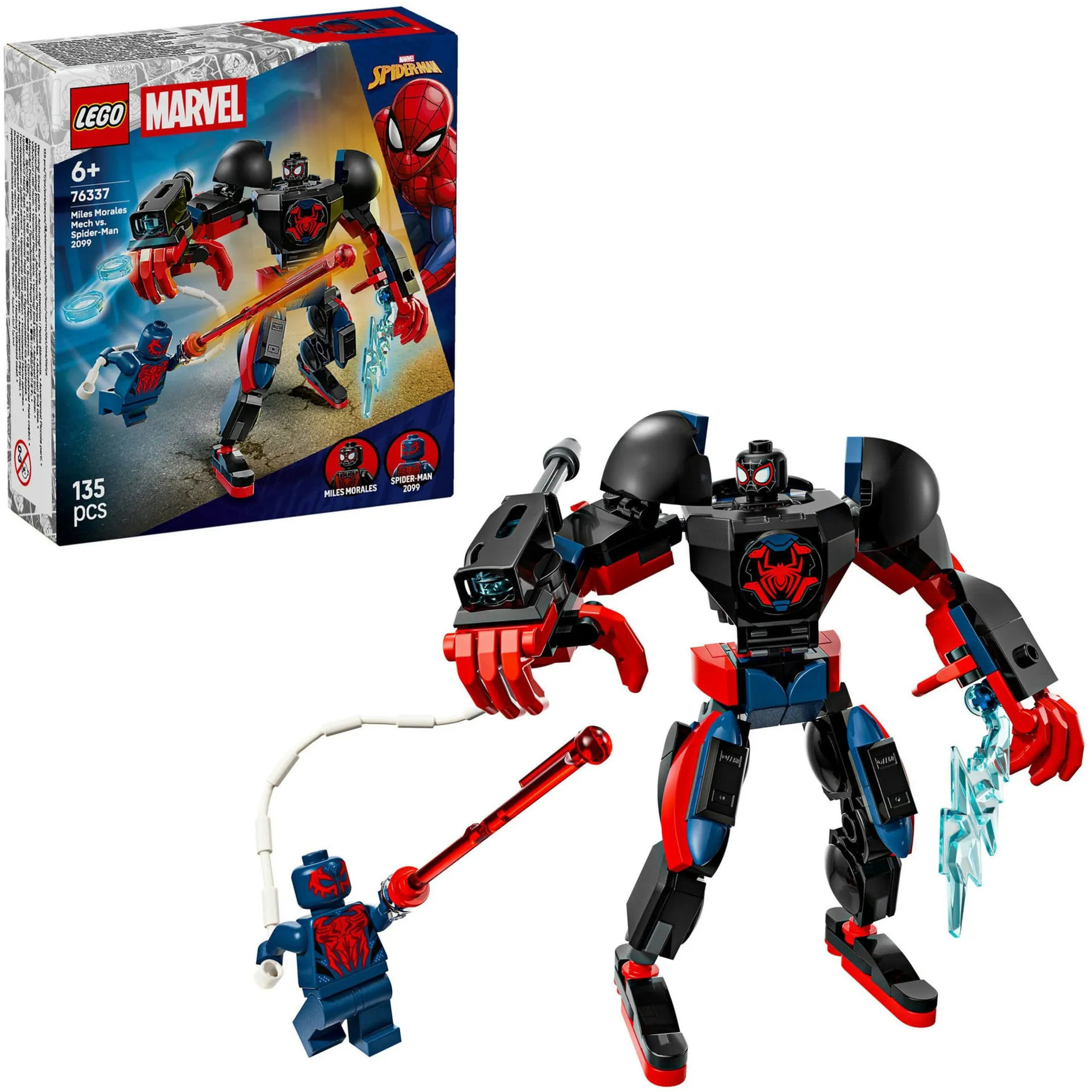 Marvel Super Heroes Miles Morales Mech vs. Spider-Man 2099, Giochi di costruzione