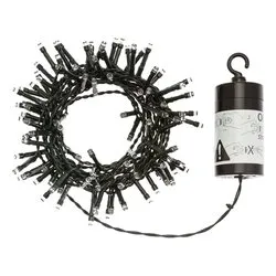 Filo Verde 96 luci - LED Multicolore (3,8 + 0,5 mt) 8 Giochi di luce XMAS KING IP44 30954