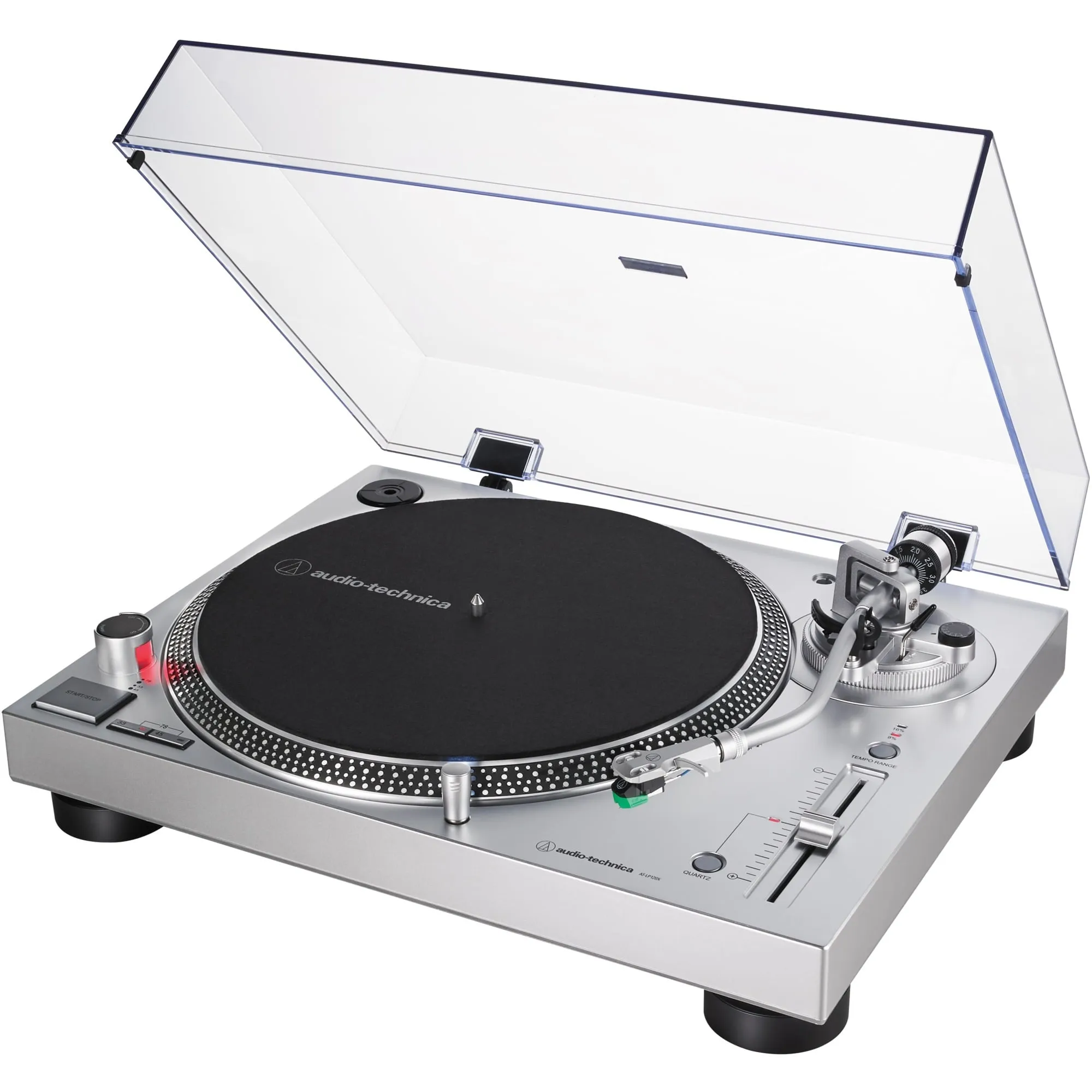 AT-LP120X Giradischi a trasmissione diretta Argento