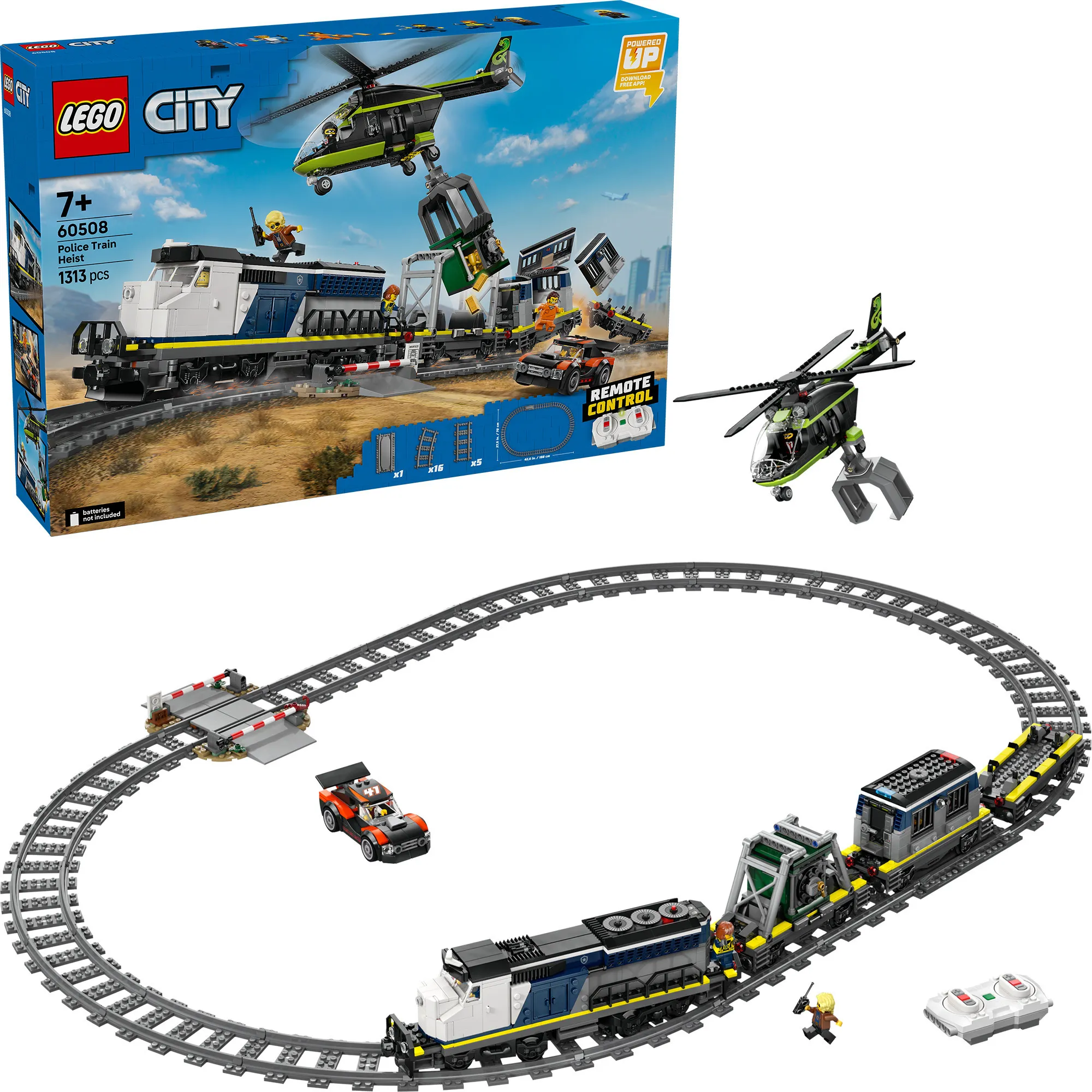 Assalto al treno della polizia della città, Giochi di costruzione