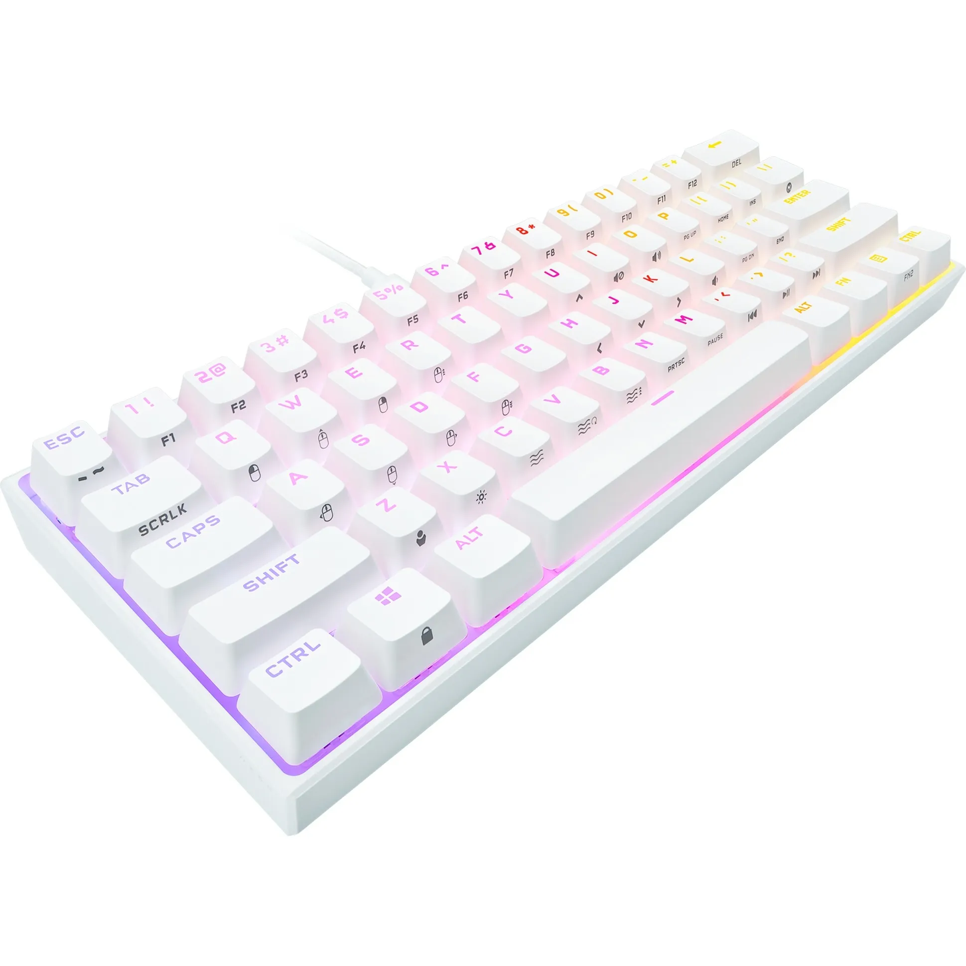 CH-9194114-DE - Tastatur tastiera USB Tedesco Bianco, Tastiera da gioco