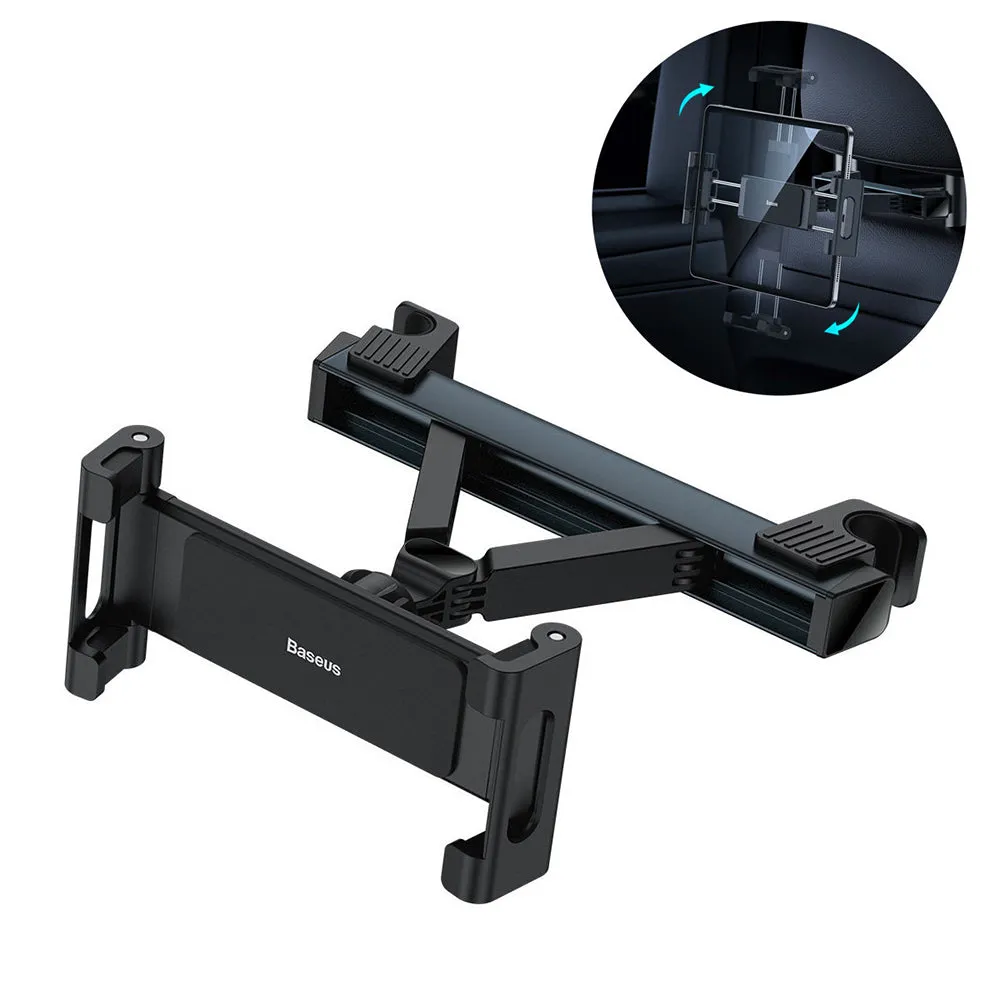 Supporto Auto Poggiatesta Baseus Joyride Prop per Telefono / Tablet, 4.7inch - 12.3inch, Nero SUTQ000001