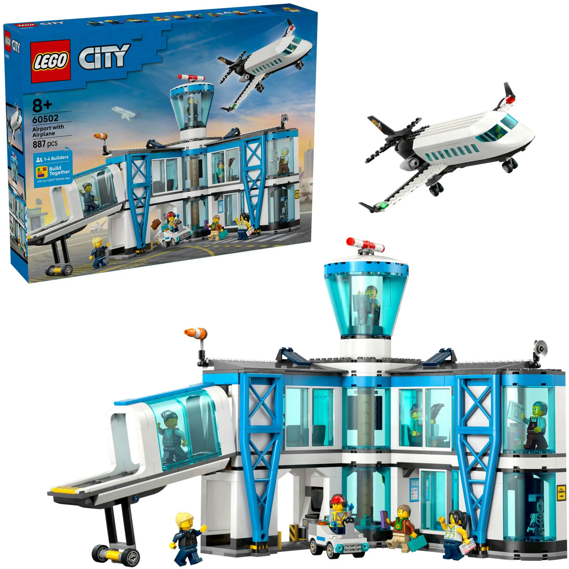 City aeroporto con aereo, Giochi di costruzione