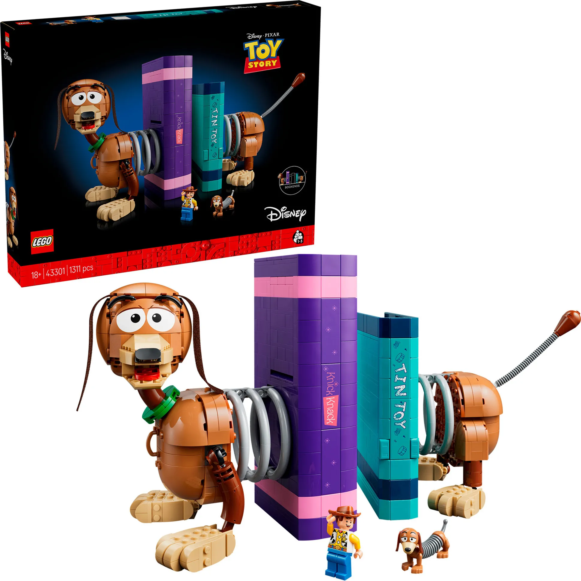 Disney Pixar Toy Story Slinky Fermalibri, Giochi di costruzione