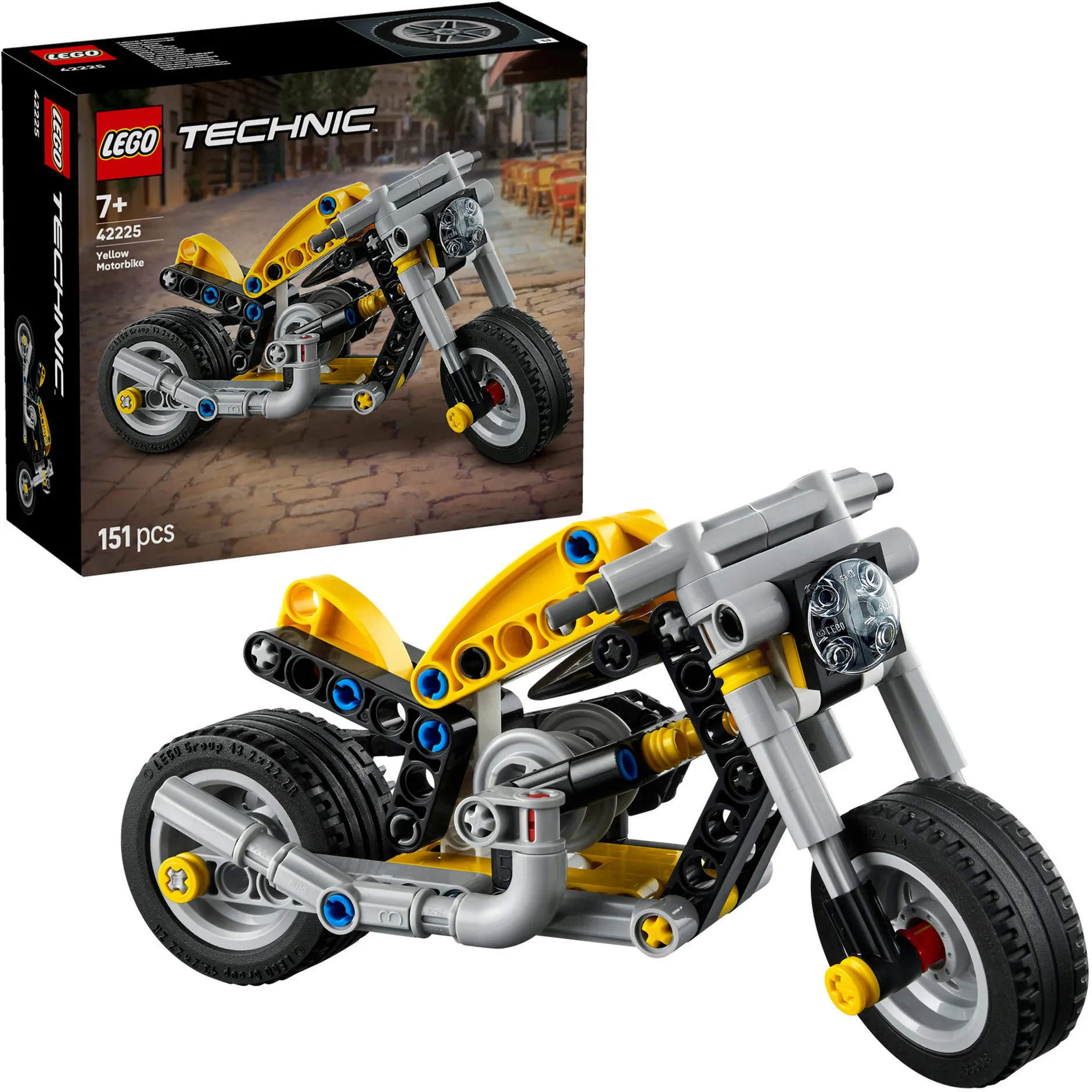 Technic Moto gialla, Giochi di costruzione