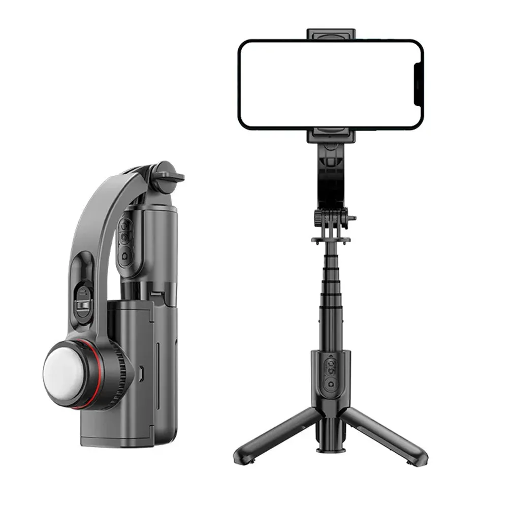 Selfie Stick Bluetooth Techsuit L18sMini, Universale, Nero