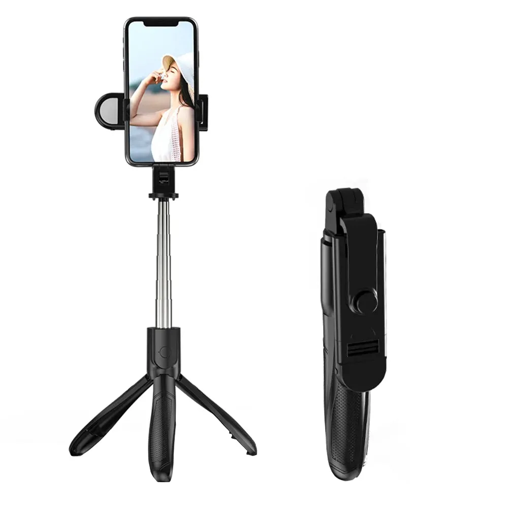 Selfie Stick Bluetooth Techsuit S01-S, Universale, Nero