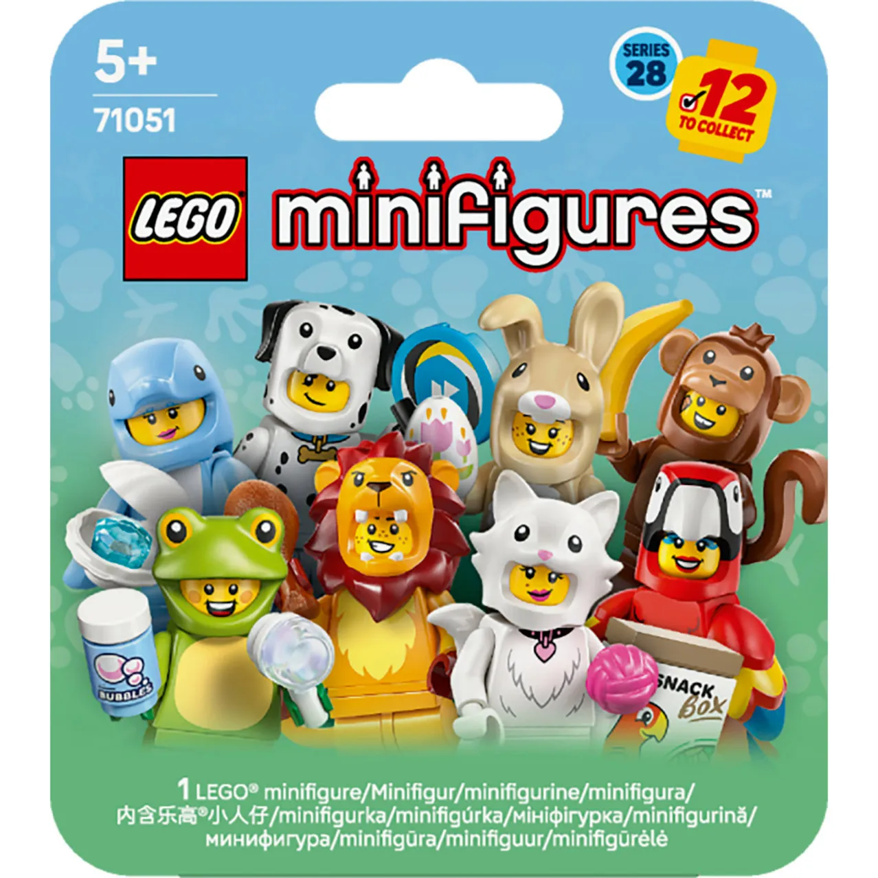 Minifigure Animali Serie 28, Giochi di costruzione