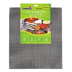 Antiaderente griglia in rete teflonata (42x36cm) Nero R4236