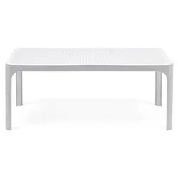 Tavolino da esterno polipropilene NET Table 100 Bianco (100x60x40cm) 40064 00 000