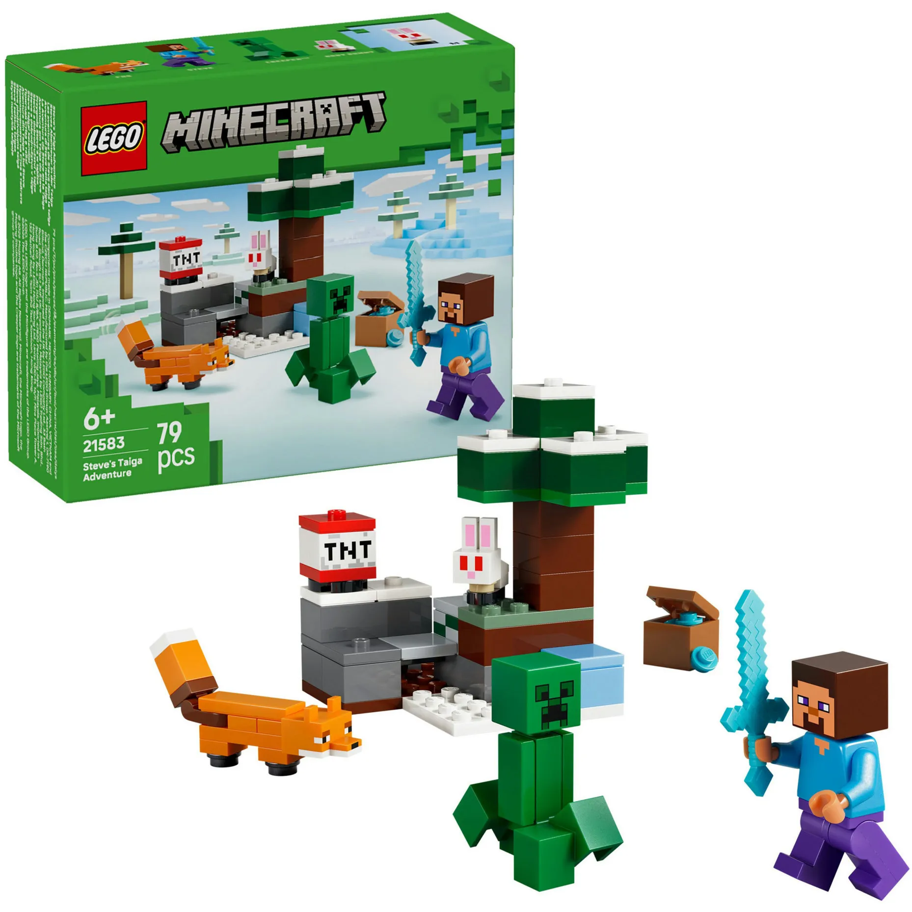 Minecraft Avventure di Steve nella Taiga, Giochi di costruzione