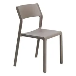 Sedia da esterno polipropilene TRILL Bistrot Tortora 40253 10 000