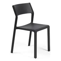 Sedia da esterno polipropilene TRILL Bistrot Antracite 40253 02 000