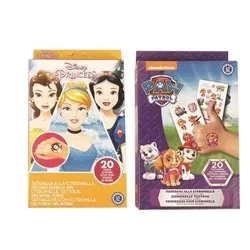 Tattoo Citronella Principesse Dismey e Paw Patrol 20 pz